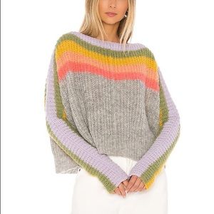 Free People See the Rainbow Sweater